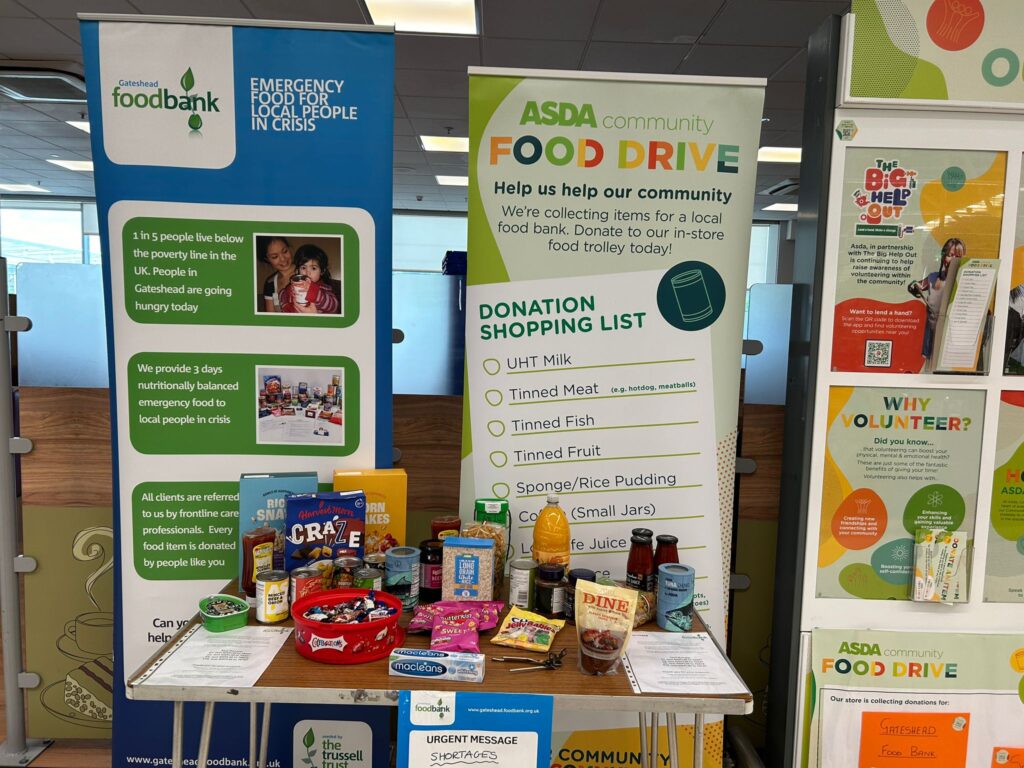 Asda Collection – Big Thank You | Gateshead Foodbank